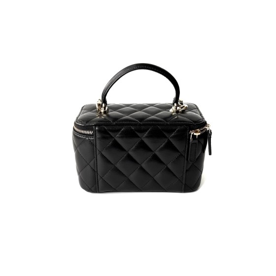 Chanel Vanity Case Bag in Quilted Lambskin